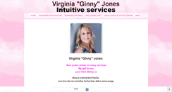 Desktop Screenshot of ginnyjoneshealing.com